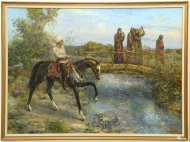 Exhibition-competition in honor of the Ahal-Teke Horse holiday  in Ashgabat
