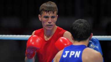 Hursand Imankuliev defeated Dmitry Deshkevich and reached the 1/16 finals of the World Boxing Championship