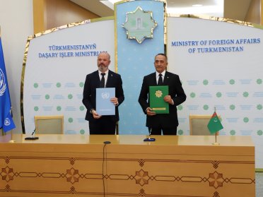 Türkmenistan ve UNDP sağlık hizmetlerinde ortaklığını güçlendiriyor