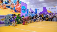 Kids Expo: Bebekler arasında yapılan emekleme yarışı