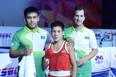 Photo report: Turkmenistan national team at the ASBC Asian Schoolboys Boxing Championships in Kuwait City