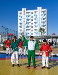 The opening of multi-apartment residential buildings took place in the Parakhat-7 residential area in Ashgabat