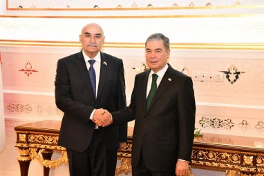 Gurbanguly Berdimuhamedov met with the speaker of the lower house of the Tajik Parliament