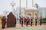 Фоторепортаж с открытия нового здания банка «Туркменбаши»