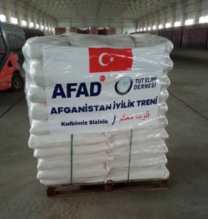 The transport and logistics center of Turkmenistan delivered Turkish humanitarian cargo to Afghanistan
