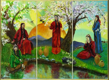 An art exhibition dedicated to the Nowruz holiday opened in Ashgabat