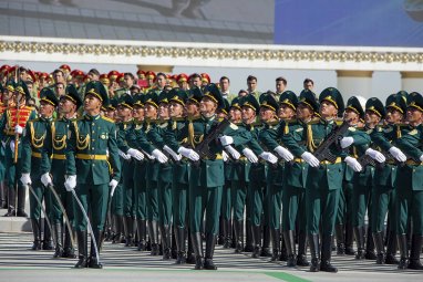 Turkmenistan Independence Day Parade Begins in Ashgabat