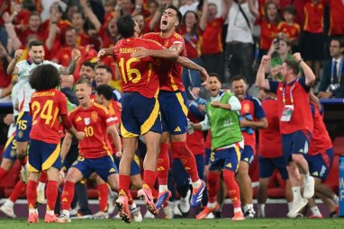 Spain reached the final of the European Football Championship