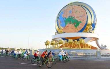Some streets will be blocked in Ashgabat for the duration of the bike ride
