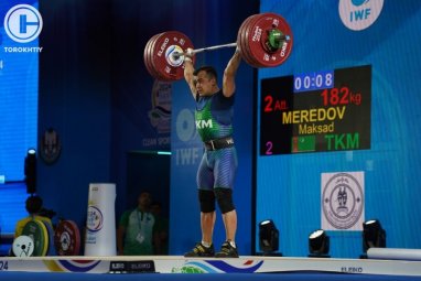 Turkmen weightlifter became vice-world champion in weightlifting