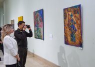 Photoreport from the art exhibition of Mammed Yarmammedov