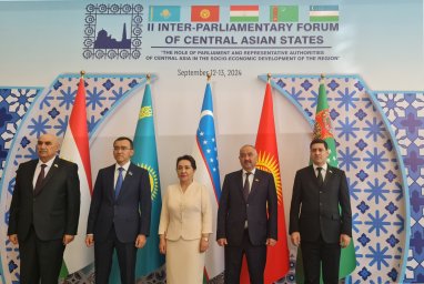 Türkmen parlamento temsilcileri, İkinci Orta Asya Parlamento Forumu'na katıldı