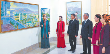 A festive exhibition opened at the Museum of Fine Arts of Turkmenistan