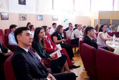 A participant from Turkmenistan spoke at the forum of finalists of the A.A. Gromyko competition