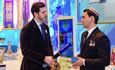На телеканале «Россия 1» показали репортаж с многопрофильной выставки в Ашхабаде