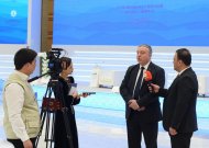 Фоторепортаж с туркмено-российского бизнес-форума в Ашхабаде