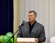 Governor of the Astrakhan Oblast Igor Babushkin visited the school named after Magtymguly Pyragy in the village of Funtovo