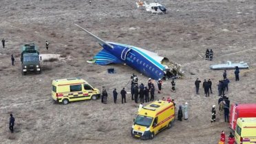 Air disaster in Aktau: an Azerbaijan Airlines passenger plane crashed