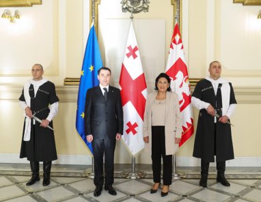 The new Ambassador of Turkmenistan presented his credentials to the President of Georgia