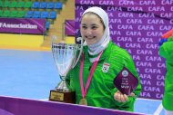 Фоторепортаж: Женская сборная Туркменистана по футзалу – бронзовый призёр чемпионата CAFA-2020 (U-19)