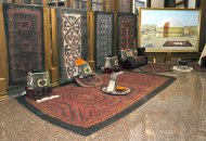 Фоторепортаж с выставки: «Место производства войлочных изделий в наследии туркмен»