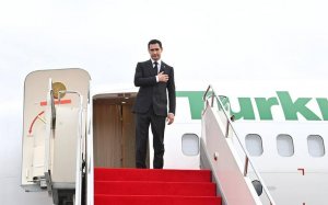 The President of Turkmenistan arrived in Moscow to participate in the Victory Parade