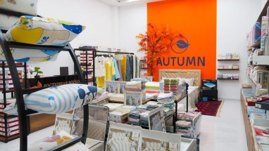 The Autumn store offers premium home textiles with delivery throughout Turkmenistan