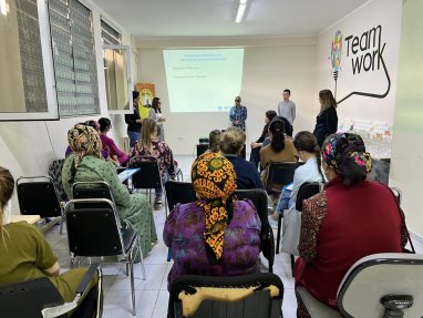 A series of information sessions for parents of children with disabilities was held in Ashgabat