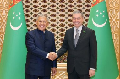 Gurbanguly Berdimuhamedov discussed with Minnikhanov the expansion of Turkmen-Tatarstan cooperation