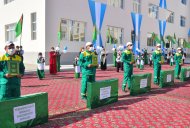 Photoreport from the opening of secondary school № 38 in Lebap velayat
