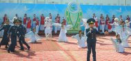 Фоторепортаж с церемонии открытия жилого дома для сотрудников правоохранительных органов в Анау