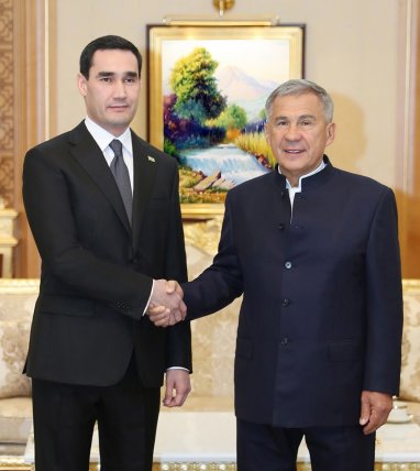 Rais of Tatarstan congratulated the President of Turkmenistan on the New Year