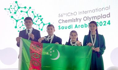 Turkmen participants won silver and bronze at the Chemistry Olympiad in Riyadh