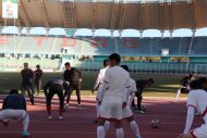 Фоторепортаж: Сборная КНДР по футболу провела тренировку перед матчем с Туркменистаном