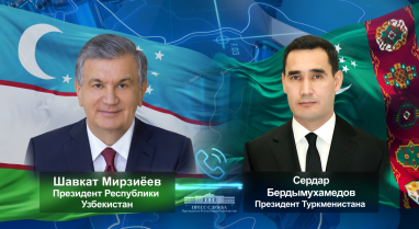 Президент Туркменистана поздравил Шавката Мирзиёева с уверенной победой на выборах в Узбекистане