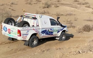 Merdan Toylyev won the Turkmenistan rally-raid championship in the SUV class