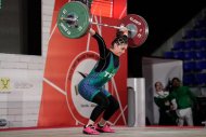 Weightlifter Medine Amanova won three gold medals at the 2023 Youth World Weightlifting Championships in Albania