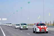 Türkmenistan'da Aşkabat-Türkmenabat hızlı otoyolunun ikinci kısmı açıldı