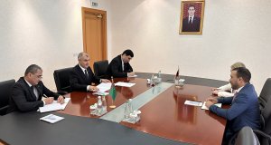 The new Ambassador of Venezuela was received at the Ministry of Foreign Affairs of Turkmenistan