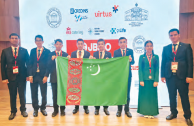 Turkmen schoolchildren became winners of the International Mathematics Olympiad in Albania