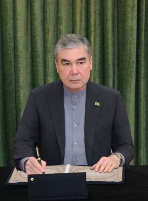 The National Leader of the Turkmen people went to Iran on a visit