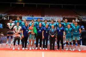 Turkmen volleyball players won silver at the CAVA Nations League in Pakistan