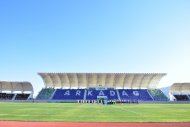 2023-nji ýylda geçirilen Türkmenistanyň futbol boýunça kubogynyň ýeňijilerini sylaglamak dabarasyndan fotoreportaž