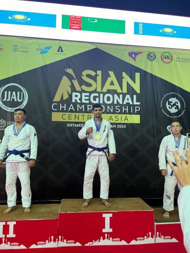 Turkmen athlete Jelilmuhammet Hojamyradov became the champion of Central Asia in jiu-jitsu