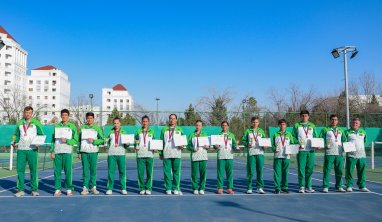Türkmenistanly tennisçi gyzlar Billi Jin King kubogynyň bürünç medalyna mynasyp boldular