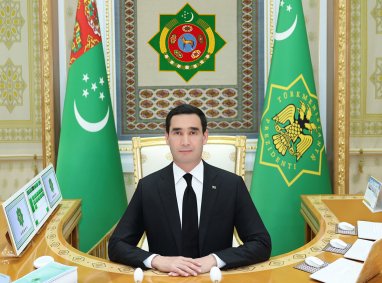 Serdar Berdimuhamedov congratulated Ilham Aliyev on his victory in the presidential elections