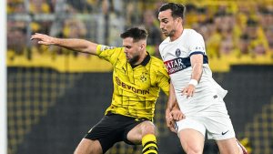 UEFA Şampiyonlar Ligi yarı final ilk maçında Borussia Dortmund, PSG'yi 1-0 mağlup etti