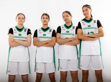 The Turkmenistan U-18 women's team starts at the 3x3 Basketball World Cup in Hungary