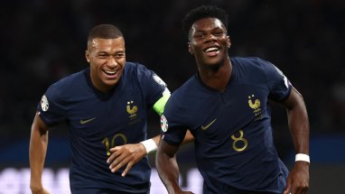 Сборная Франции одержала пятую победу подряд в отборочном турнире Евро-2024 по футболу