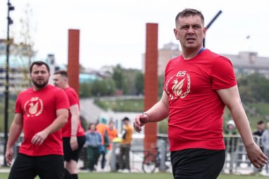 Владимир Байрамов сыграл за легенд «Рубина» на футбольном турнире в Казани